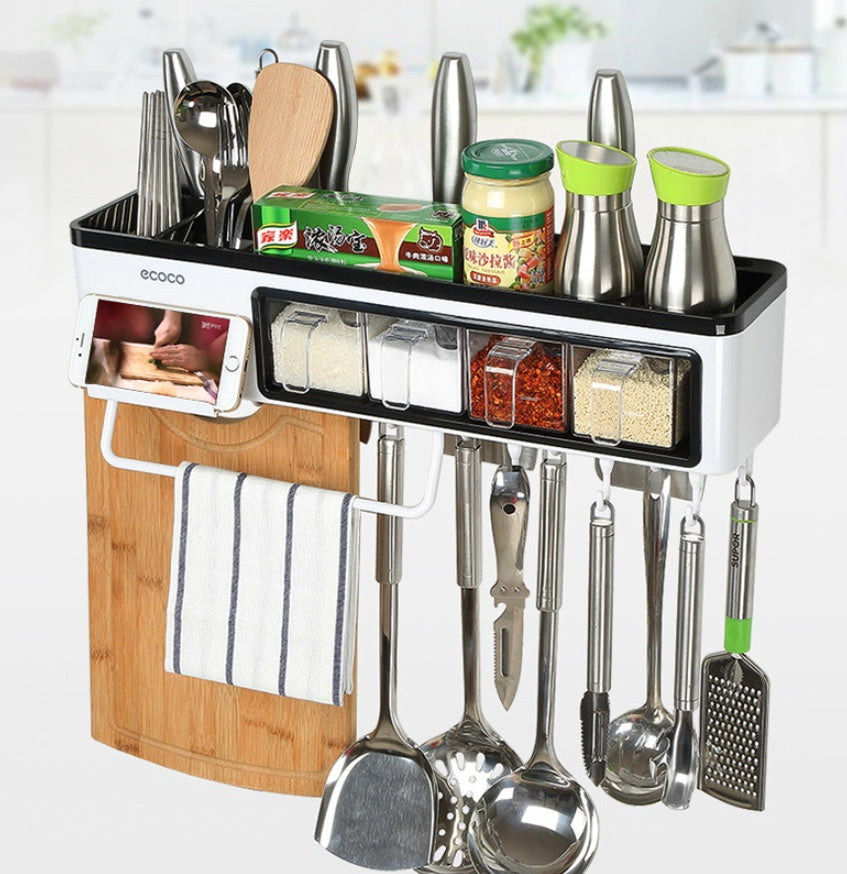 kitchen storage box Multi-function wall-mounted