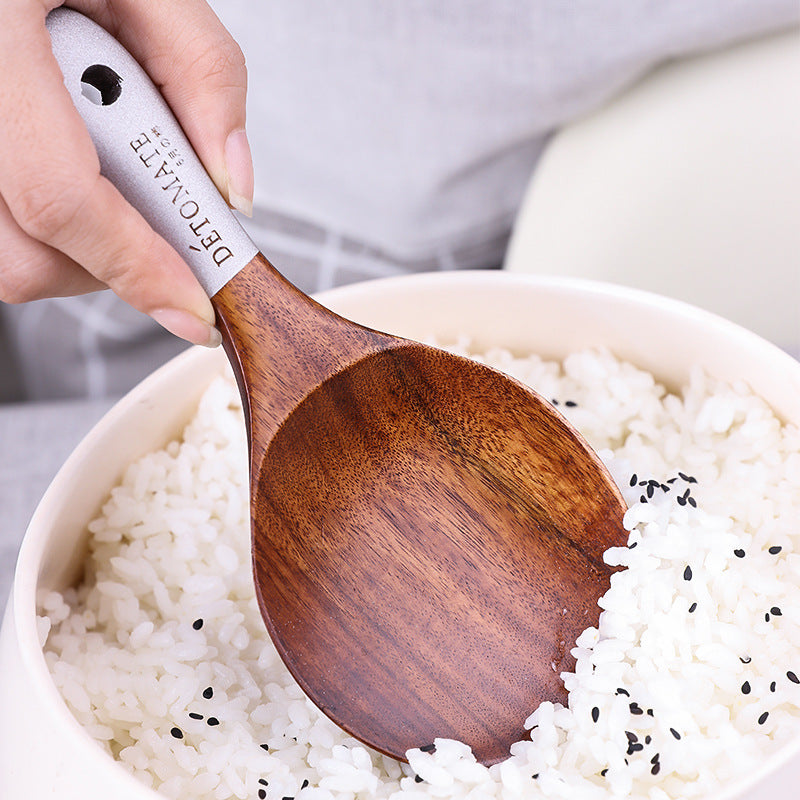 Simple Teak Lacquer Colorful Shovel