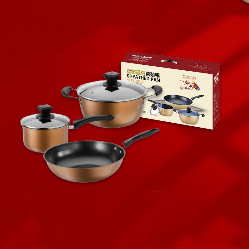 Set Of Kitchen Cookware Pots