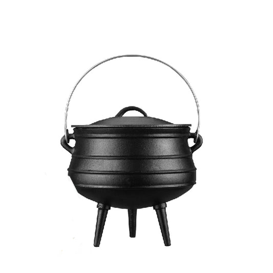 Three-legged Cast Iron Cauldron South African Pot