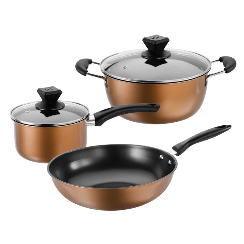 Set Of Kitchen Cookware Pots