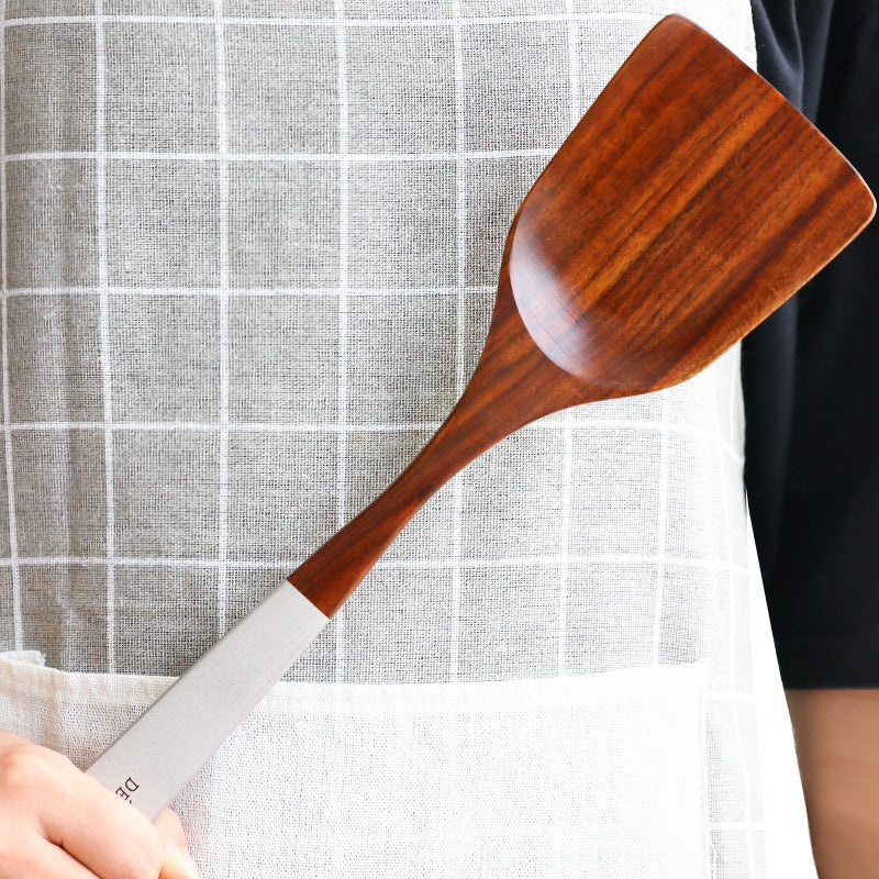 Simple Teak Lacquer Colorful Shovel